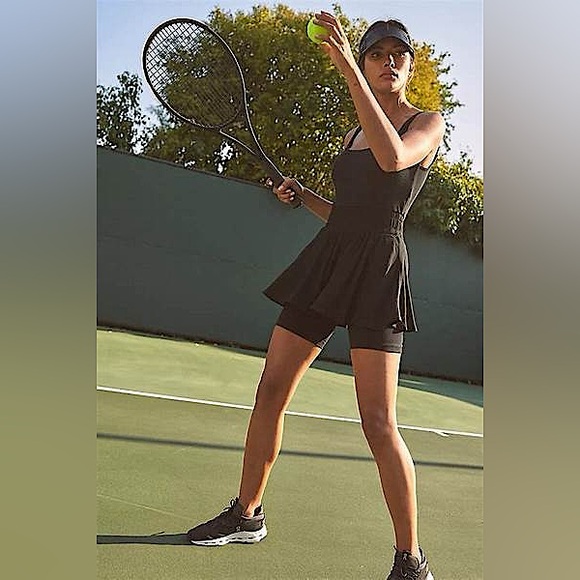 FP Movement by Free People Dresses & Skirts - FP Movement, Small, Black, Full Court Tennis Dress